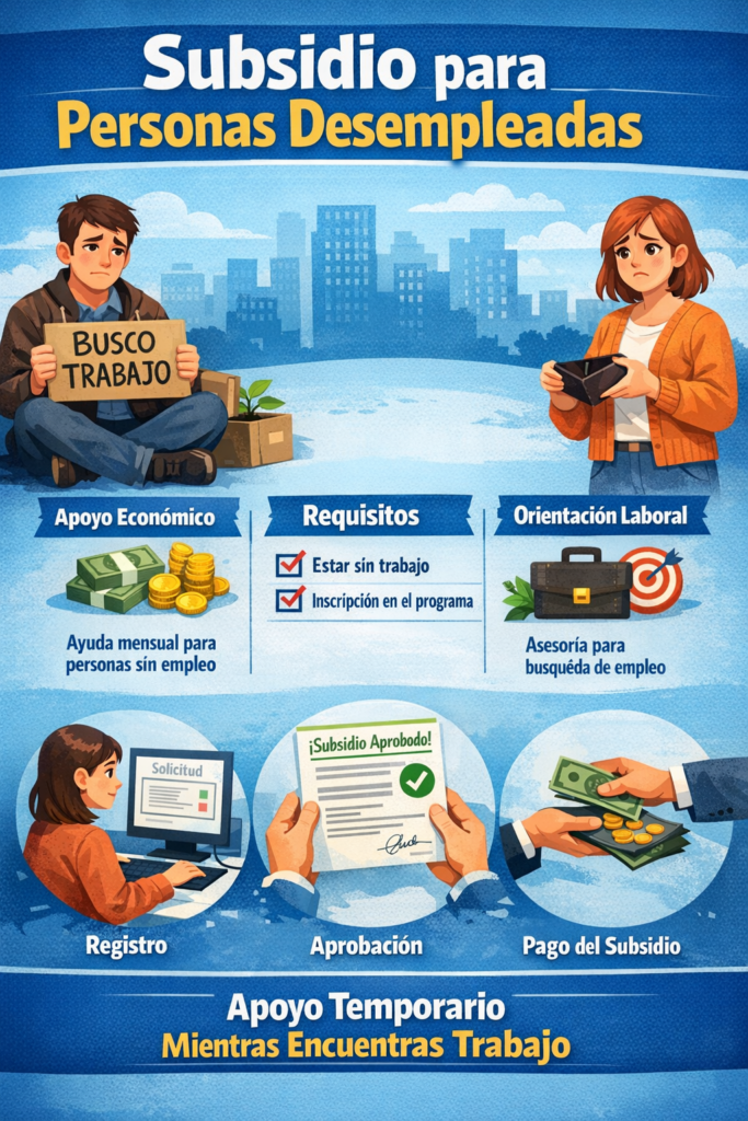 Subsidio para personas desempleadas